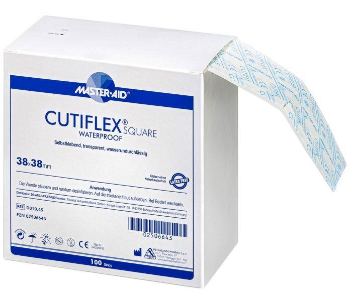 TRUSETAL Cutiflex Square 38x38mm AP 100 Folienwundverband