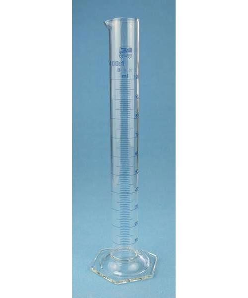 Assistent-Messzylinder Duran 10ml hohe Form, Sechskantfuß