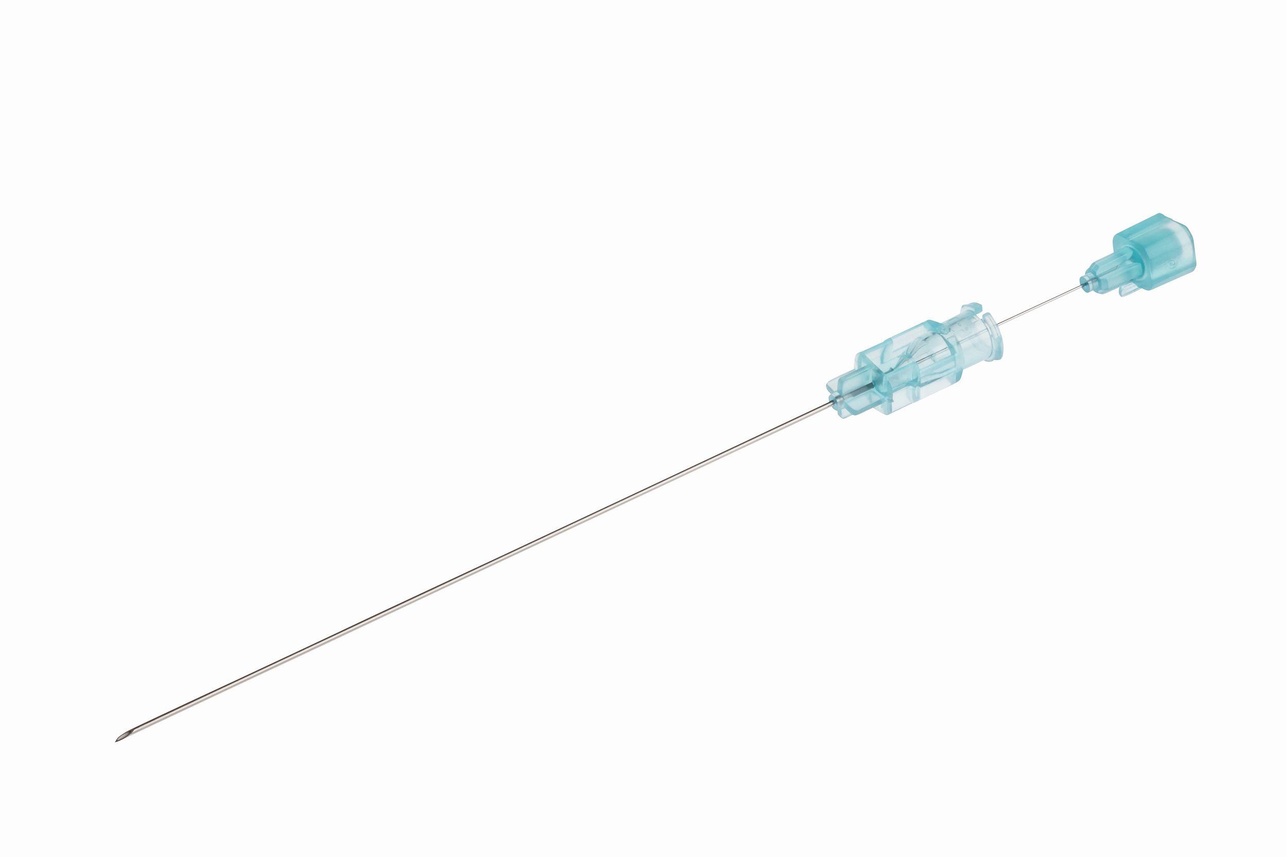 BD Spinalkanülen 23G 0,6x90mm AP 25 türkis mit Quincke-Schliff
