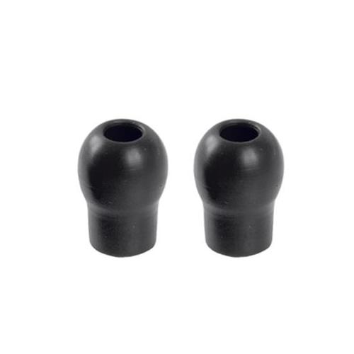 Ohroliven schraubbar AP 10 schwarz, weich