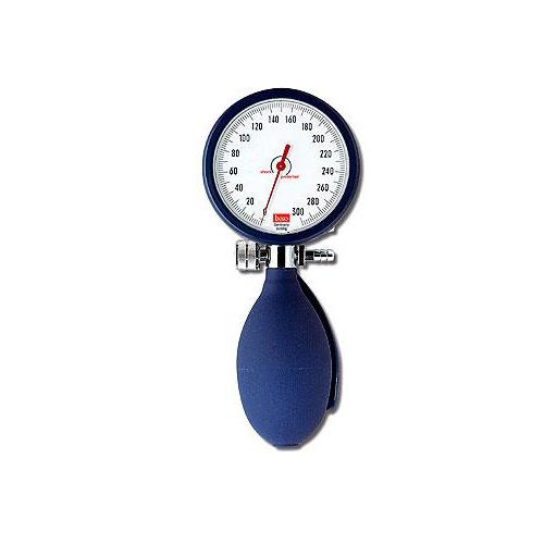 Boso Clinicus II m.Klettmanschette blau 60mm, Aneroid-Blutdruckmessgerät