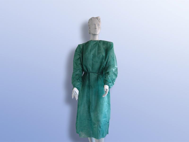 P.J. DAHLHAUSEN & CO. GMBH Besucherkittel grün 125cm AP 10 mit Strickbündchen