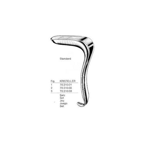 VEHU-MEDICAL Vaginal Specula Satz Fig.2 nach Kristeller
