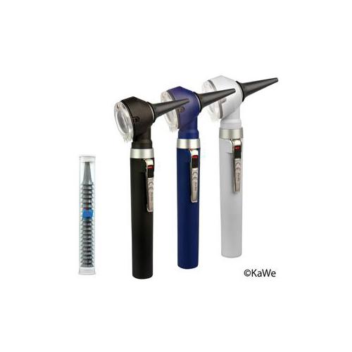 Piccolight C Otoskop 2,5V sky mit Ohrtrichtern, Stofftasche