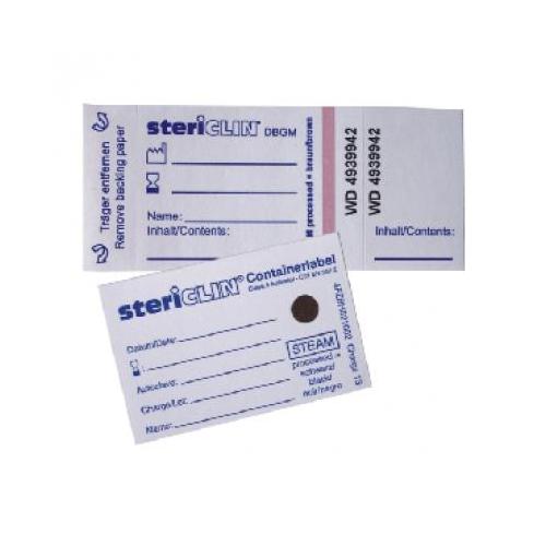 Vereinigte Papierwarenfabriken GmbH Stericlin Spezialetiketten AP 1000 9,2x4cm mit Druck und Codierung