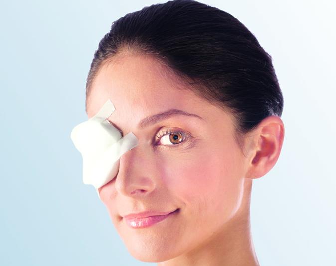 Pro-ophta Augenkompresse 5,5x7,5cm, 5 Stück, steril