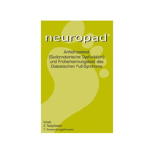 Neuropad Früherkennungspflaster PK 2 Stck Test f. Diabet. Fußsyndrom