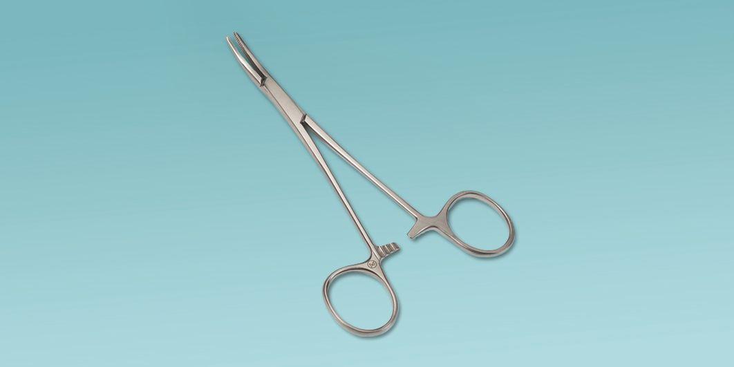 Paul Hartmann AG Peha-Instrument Halsted Klemme AP 25 12,5cm gebogen, anatomisch