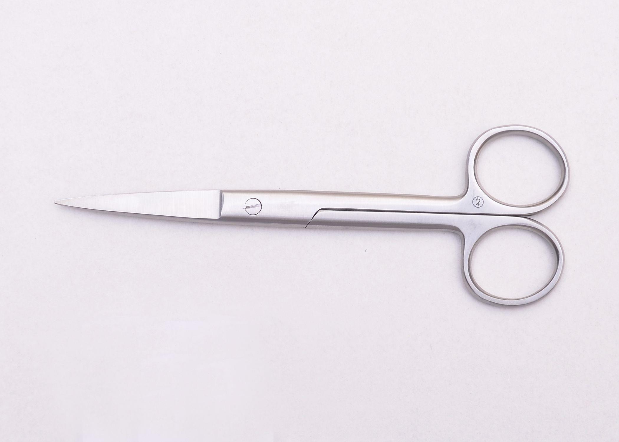 VEHU-MEDICAL Chirurg. Schere Standard sp/sp gerade AP 10 14,5cm zum Einmalgebrauch