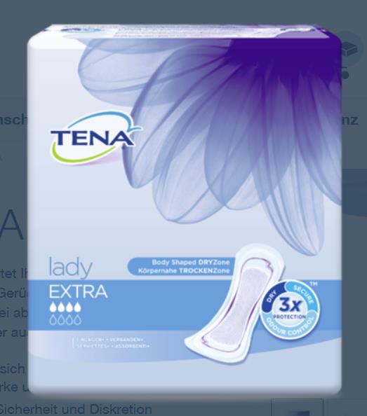 SCA HYGIENE PRODUCTS GMBH Tena Lady Extra AP 20 f. leichte bis mittl.Blasenschw.