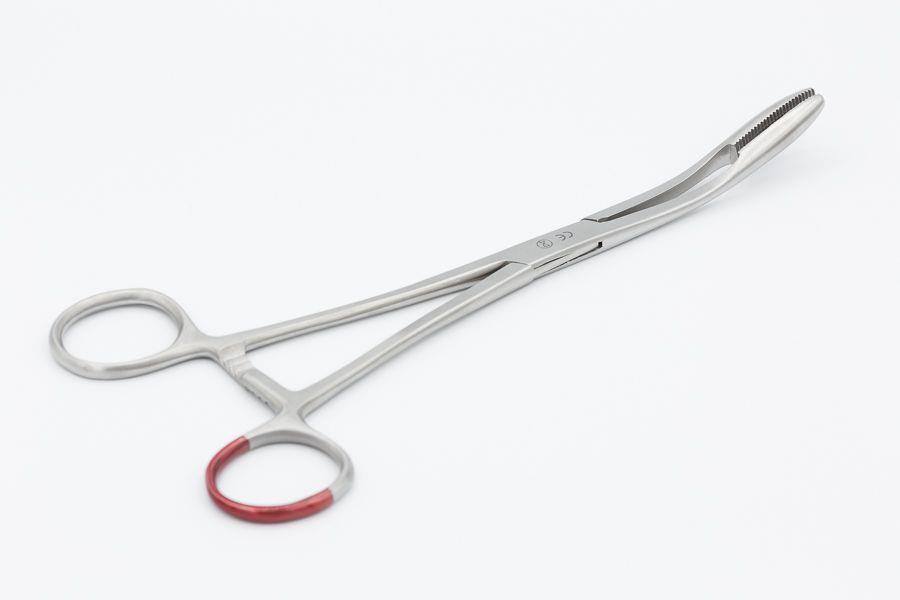 Maier Kornzange gebogen mit Sperre AP 20 20cm zum Einmalgebrauch