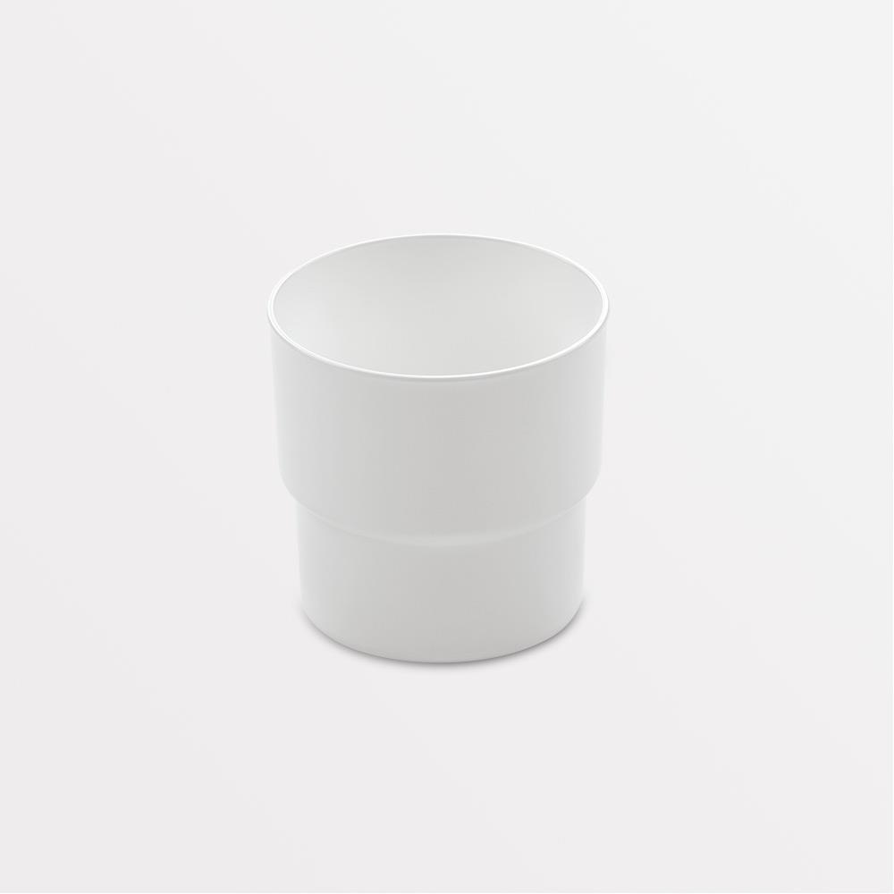 melijekt Utensilienbecher, rund, weiß PK 10 aus PP, Ø 73mm x 71mm