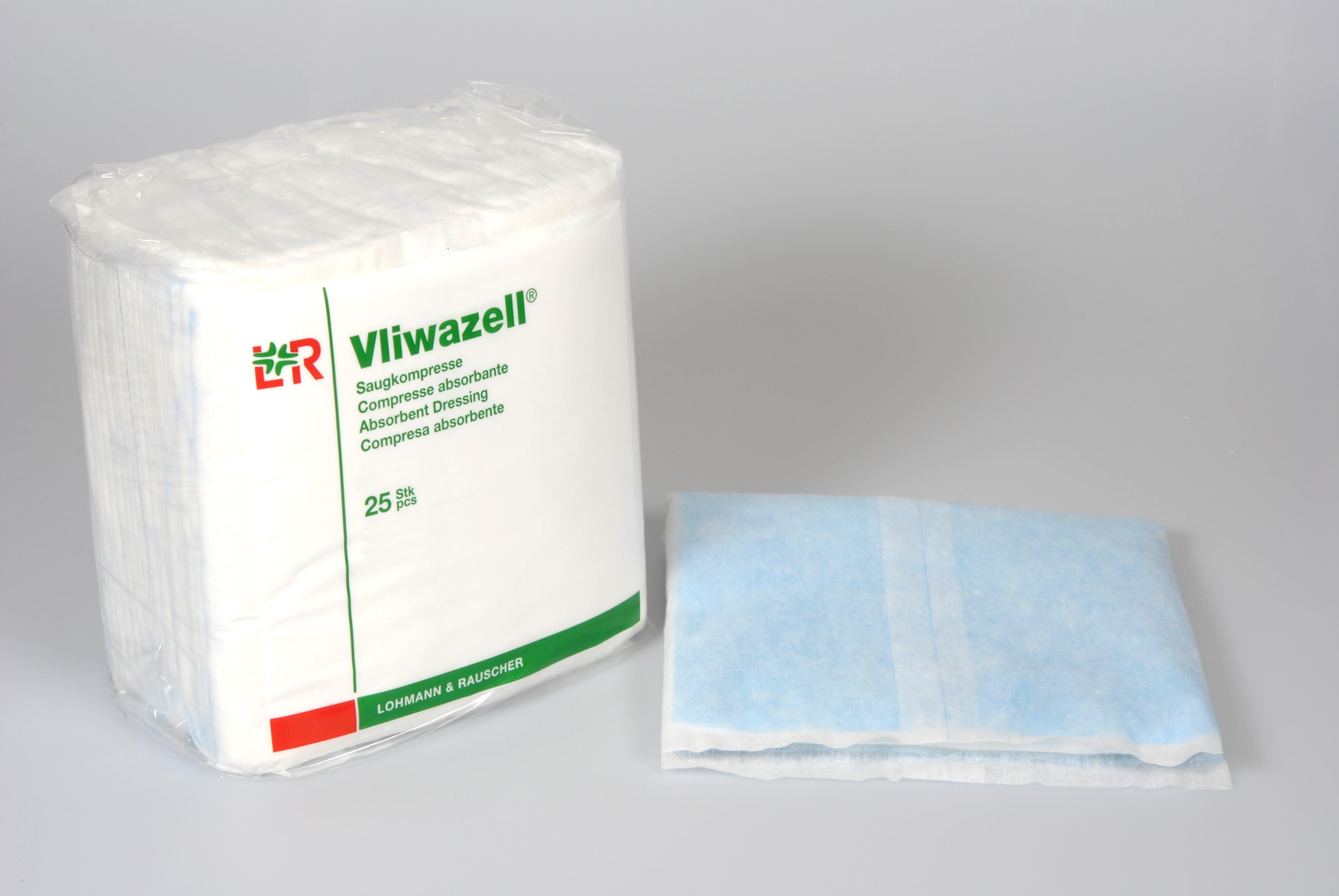 Lohmann & Rauscher International GmbH & Co. KG Vliwazell Saugkompresse 15x25cm, 25 Stück