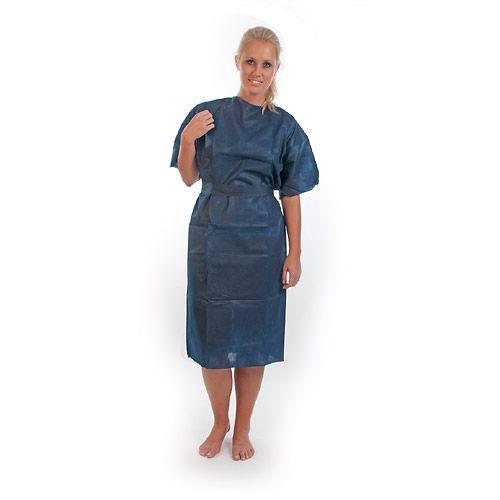 FRANZ MENSCH GMBH D-86922 Einweg-Patientenkittel HYGOSTAR XL AP 50 blau 118x150cm