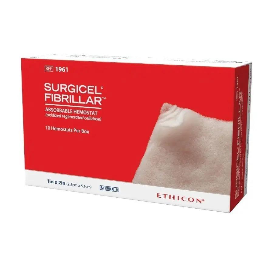 Ethicon, LLC Surgicel Fibrillar 2,5x 5,1cm steril PK 10 resorb. Hämostyptikum, Cellul