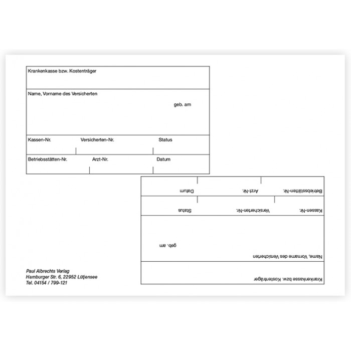 Adressaufkleber DIN A6