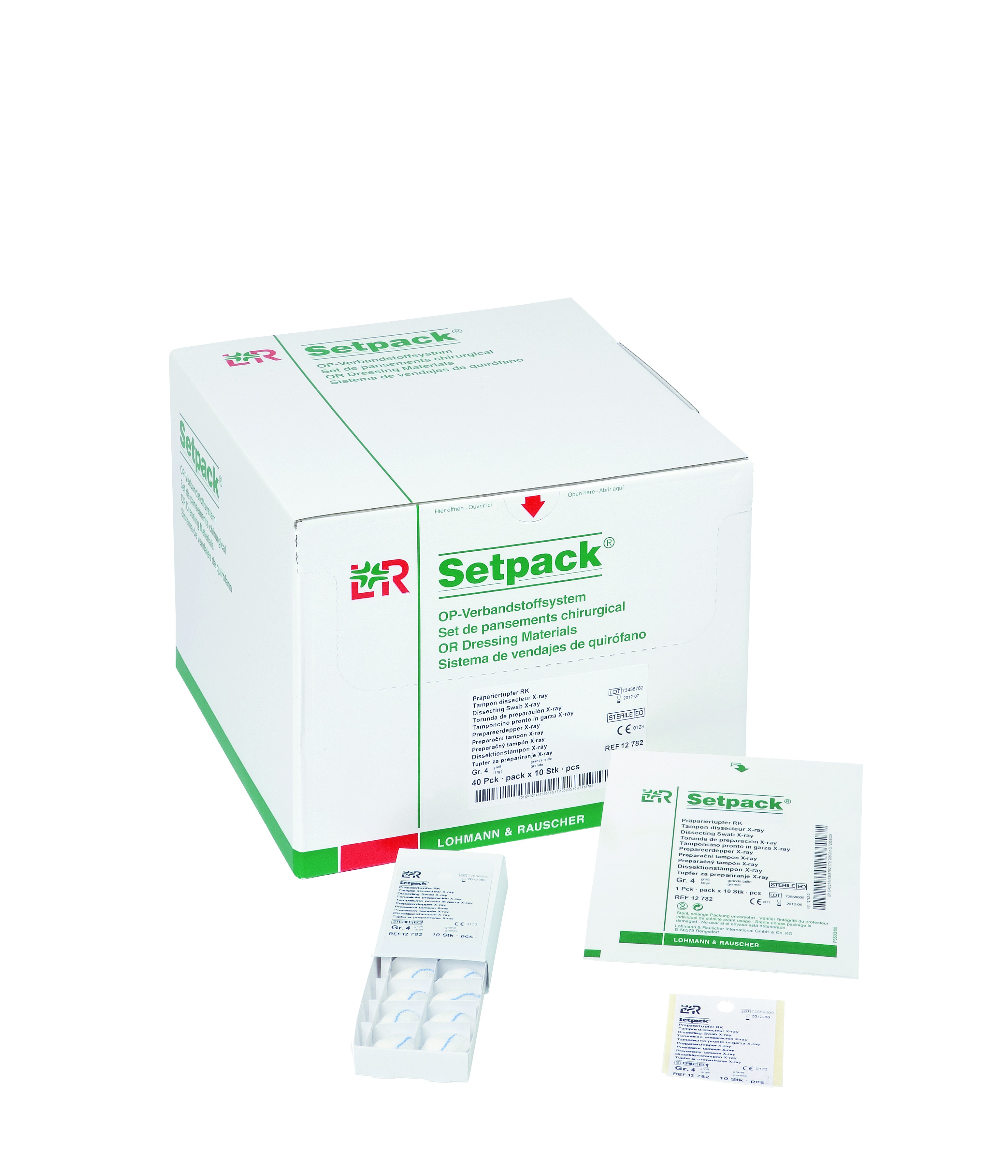 Lohmann & Rauscher International GmbH & Co. KG Setpack Präpariertupfer RK Größe 2, klein, 20 Stk, steril - Bild 2