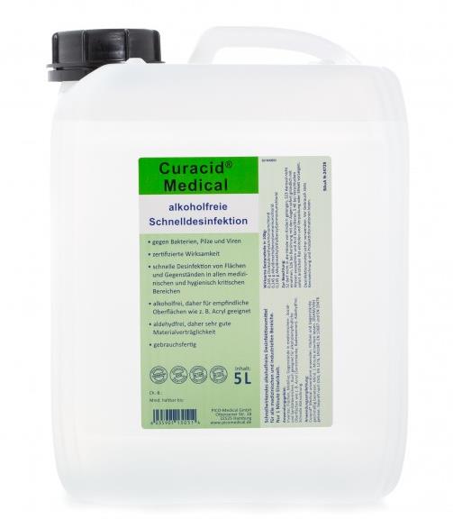 Curacid Medical 5 ltr. gebrauchsfertige alkoholfreie Flächendesinfektion