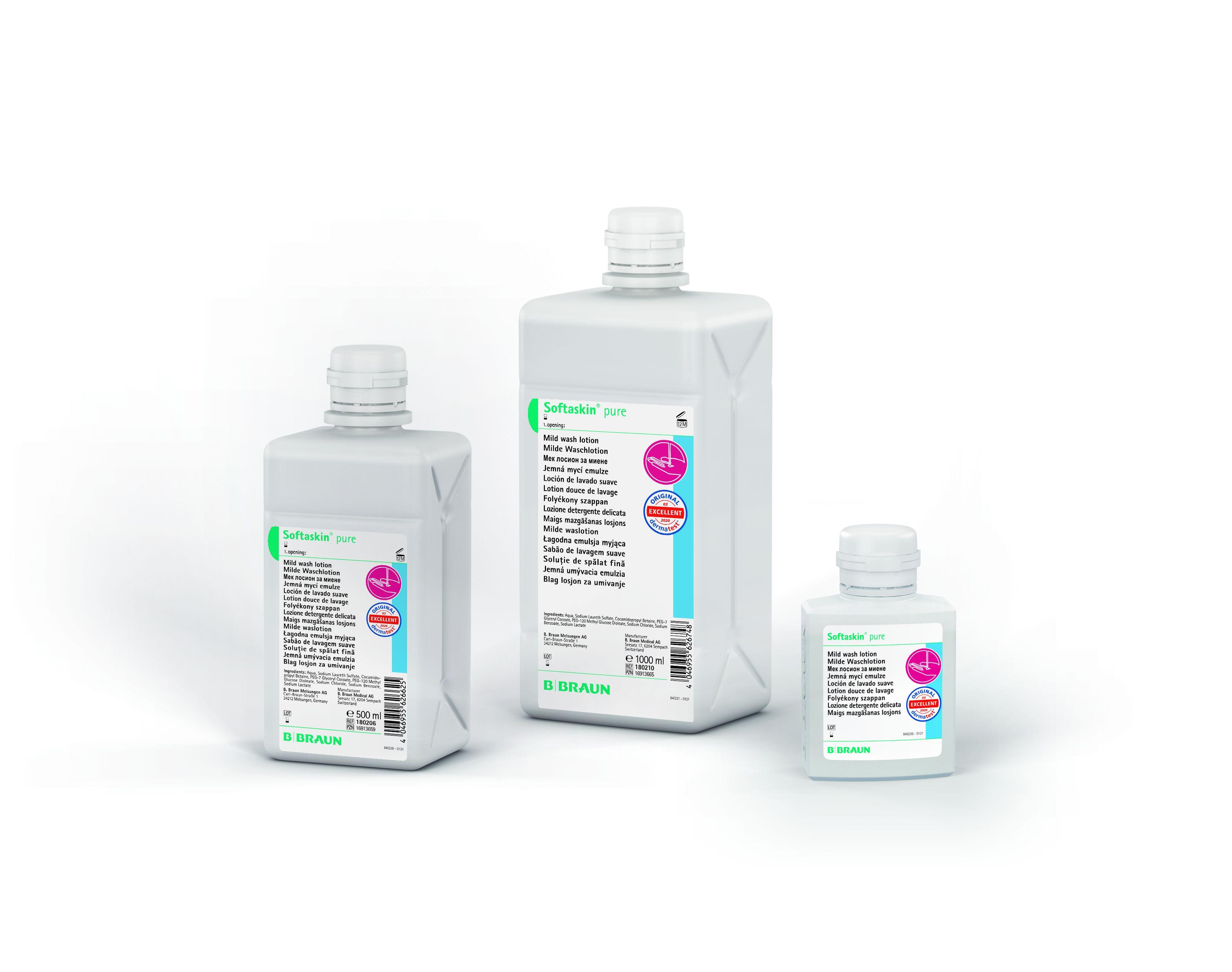 B. Braun Melsungen AG Softaskin pure Waschlotion 500ml f. besonders sensible Haut, Spenderfl.