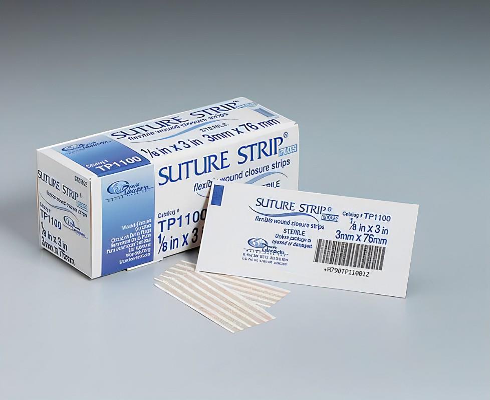 NOVAMEDICAL Suture Strip Plus 6x102mm PK 50x10 Streifen, elastisch