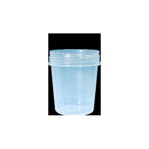 Sarstedt AG & Co. KG Schraubbecher 100ml, PP AP 50, mit Graduierung, ohne Deckel