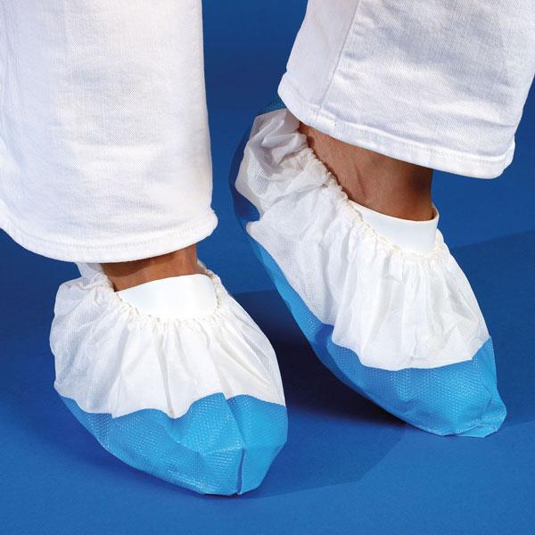 Healthgard Überschuhe-non woven AP 100 blau, mit antist. rutschf. Sohle