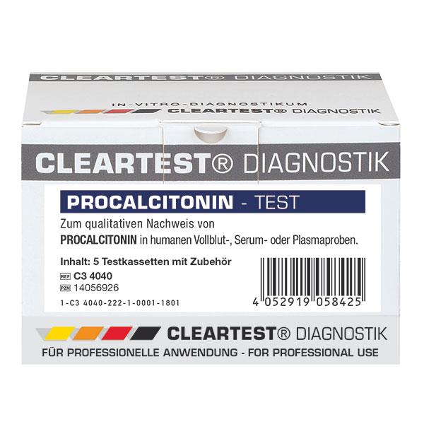 Cleartest Procalcitonin (PCT) AP 10 Vollblut, Serum oder Plasma
