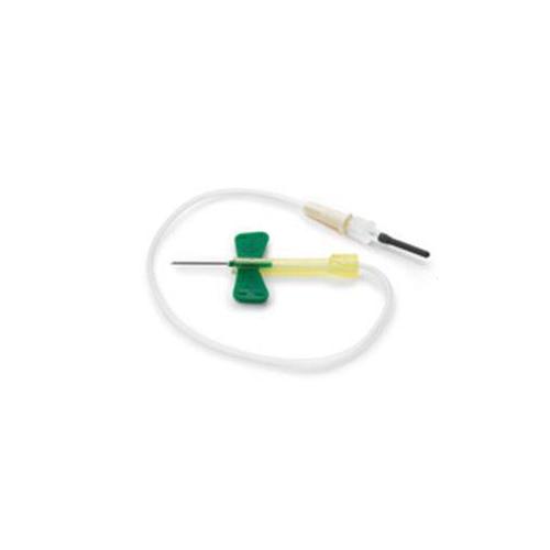 BECTON DICKINSON AND COMPANY BD Vacutainer Safety-Lok 21G 0,8x19mm AP 50 grün, Blutentnahmeset mit Adapter