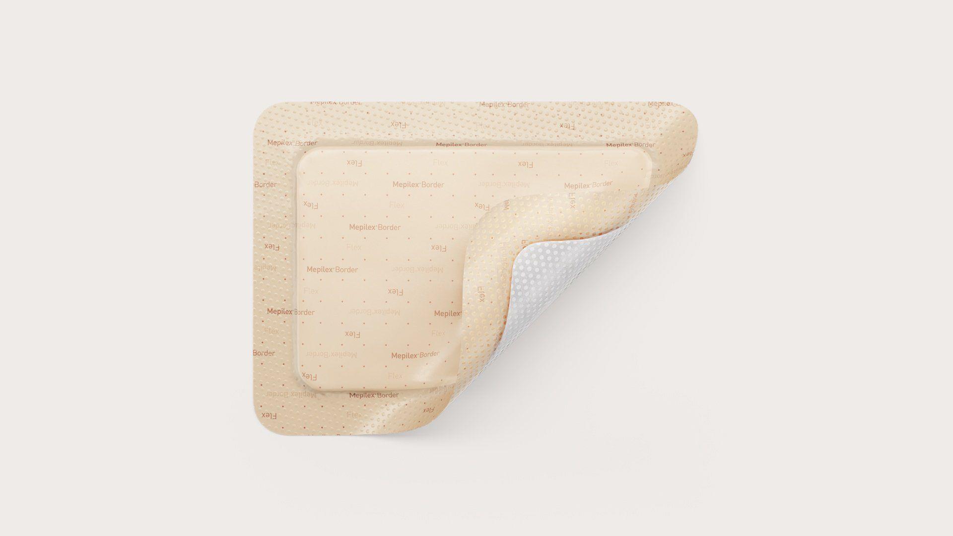 Mölnlycke Health Care AB Mepilex Border Flex steril 10x10cm PK 10 silikonbesch. Schaumverband