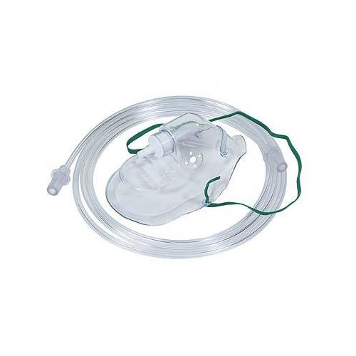 Sauerstoff-Maske f. Erwachsene kompl. mit 2,1m Anschlussschlauch