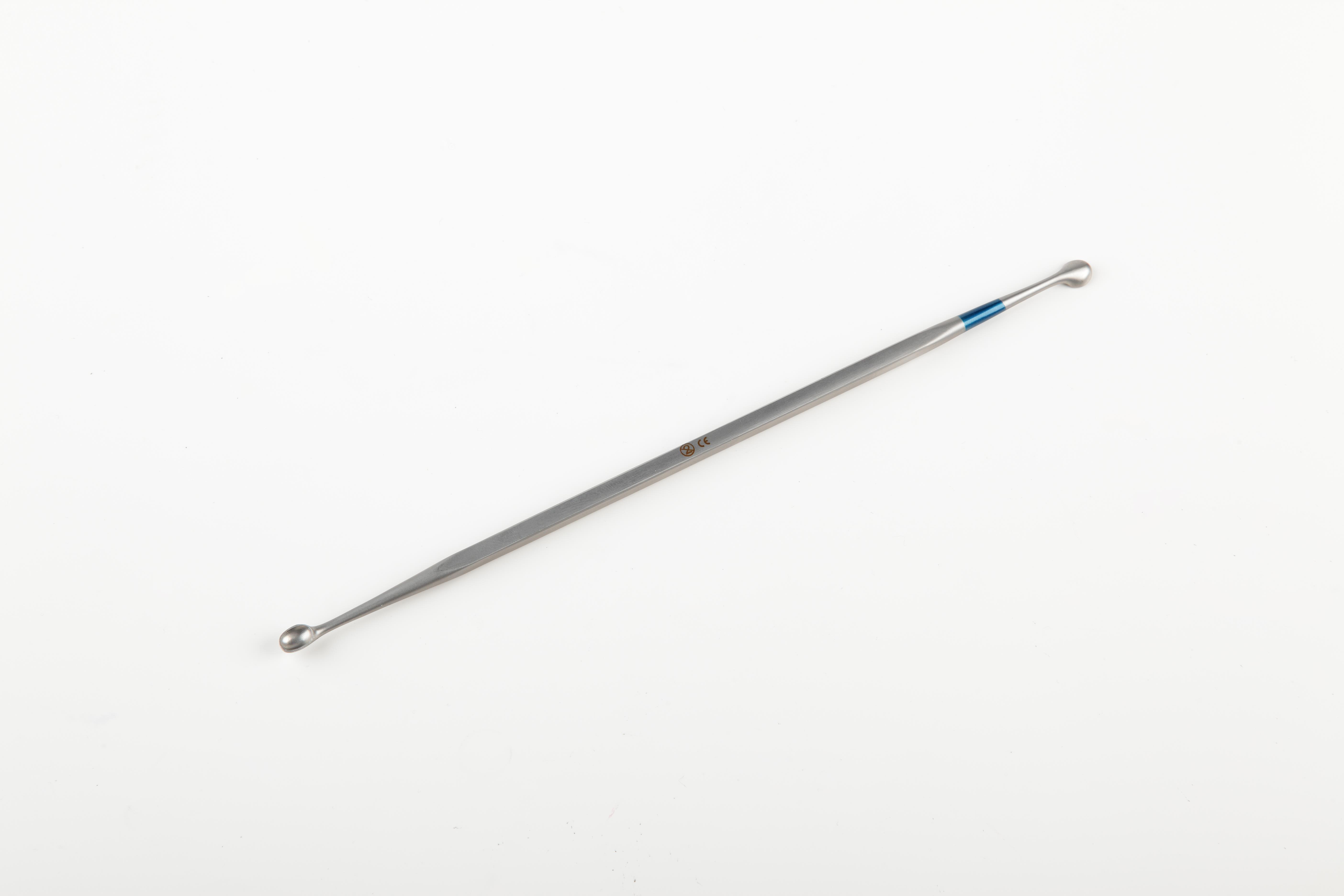 ClinaStar Scharfer Löffel 7mm /6x9mm AP 25 Schaftlänge 21cm, einzeln steril