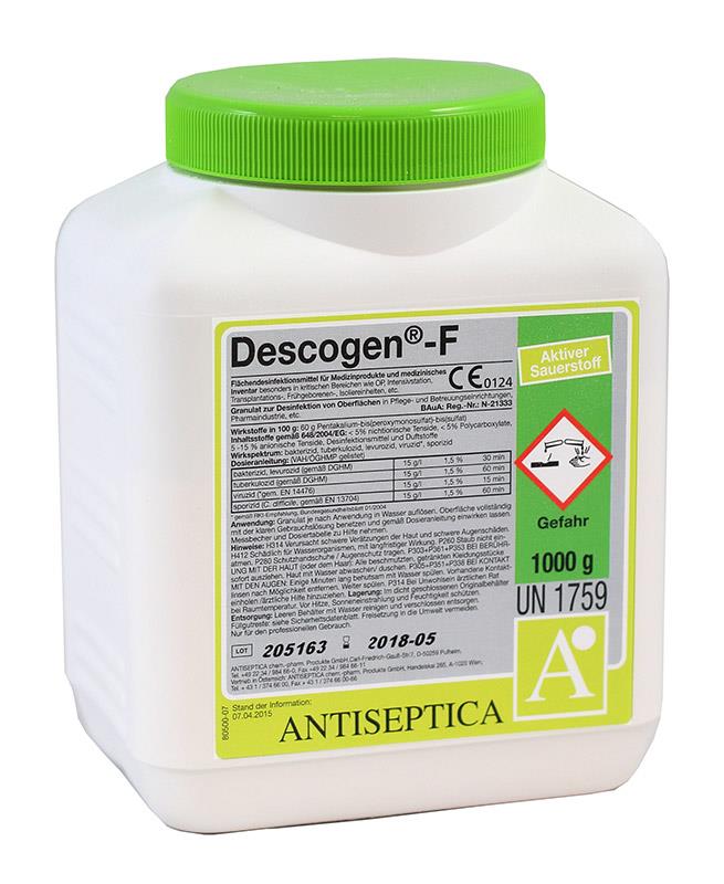 Descogen F 1 Kg Flächendesinfektions- mittel,Pulver,Sauerstoffabspalter