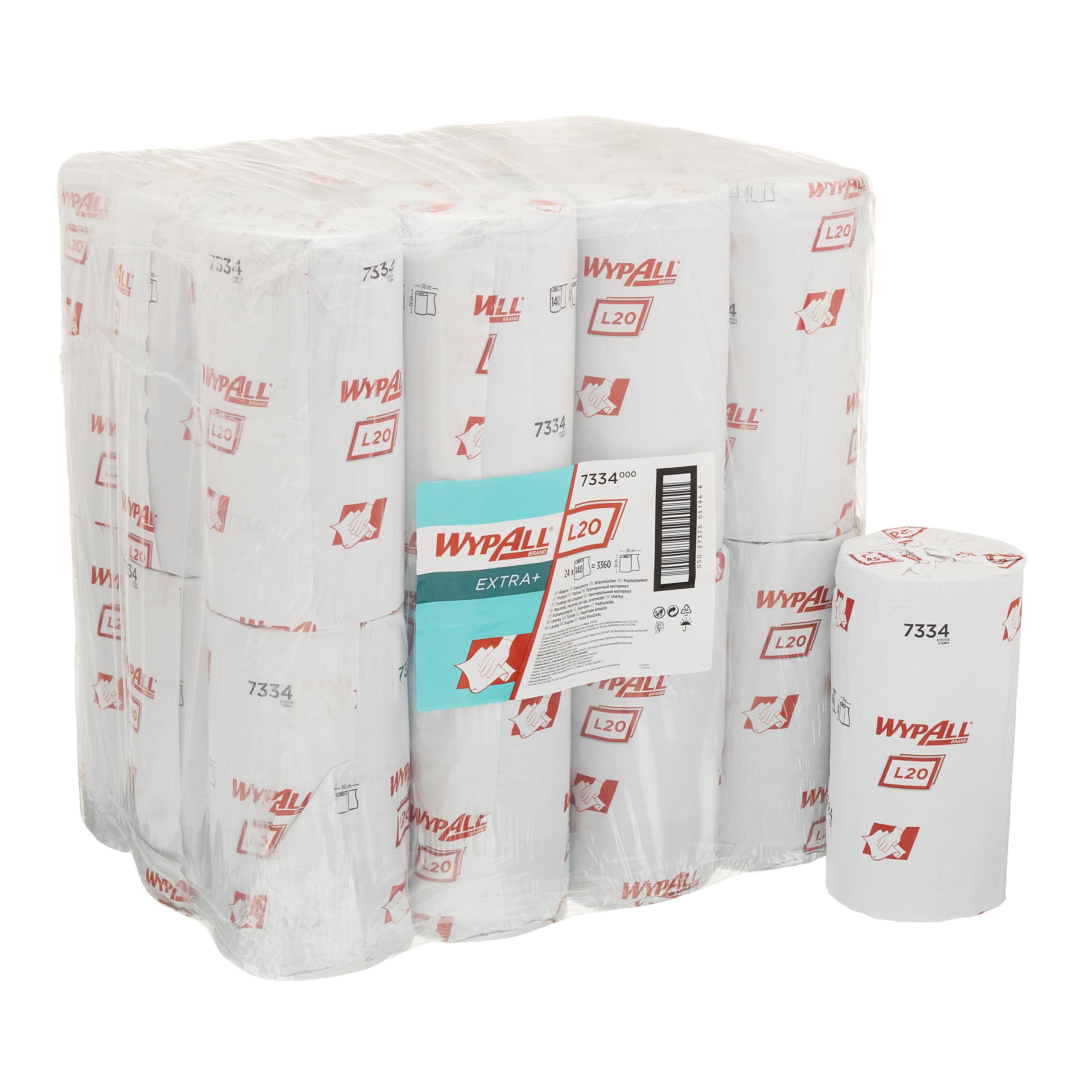 KIMBERLY-CLARK GMBH Wypall L20 Wischtücher blau,perfor. PK 24 Rolle à 140 Blatt