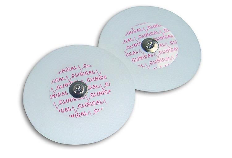 MEDICO ELECTRODES INTERNATIONAL LTD. EKG-Einmalklebeelektroden Clinical AP 30 55mm, Vlies, Festgel, Druckknopf