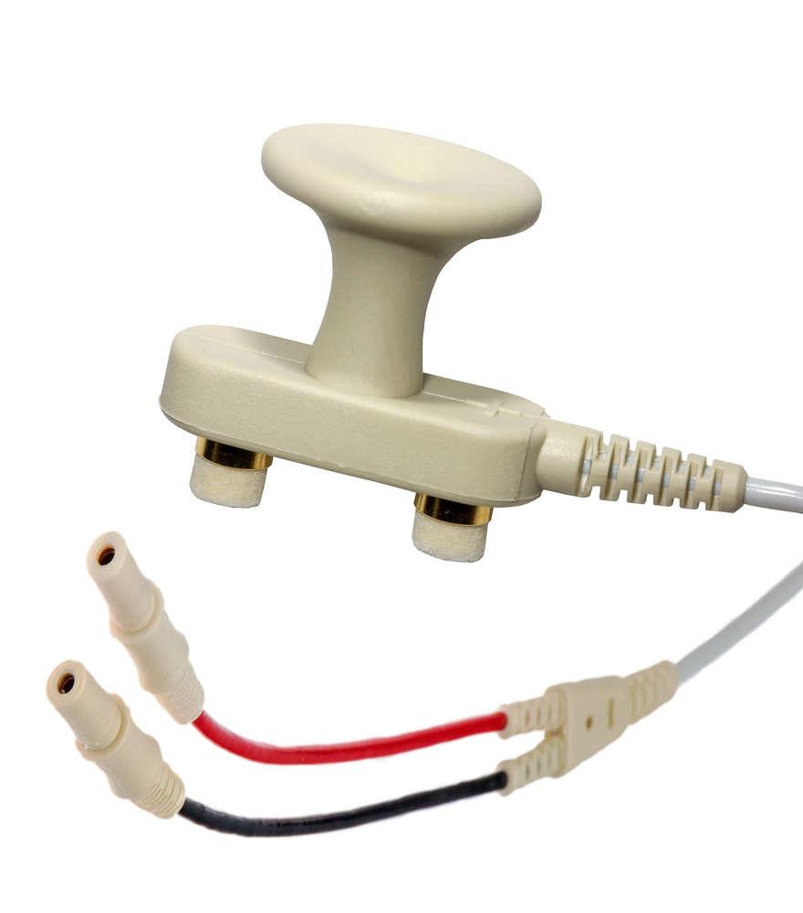 Stimulationselektrode 200cm Kabel mit zwei 1,5mm DIN Steckern