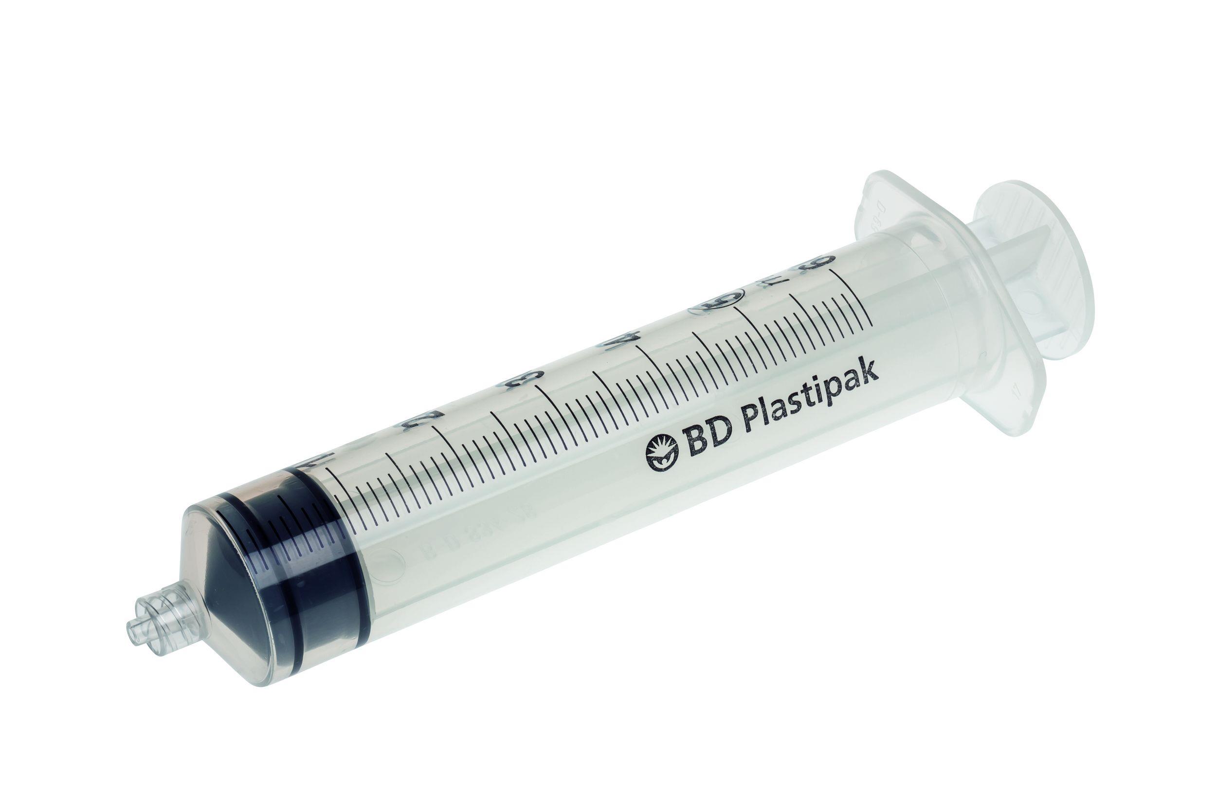 BD Plastipak Spritzen Luer/Lok Ans. AP 60 50/60ml, zentrisch 1ml