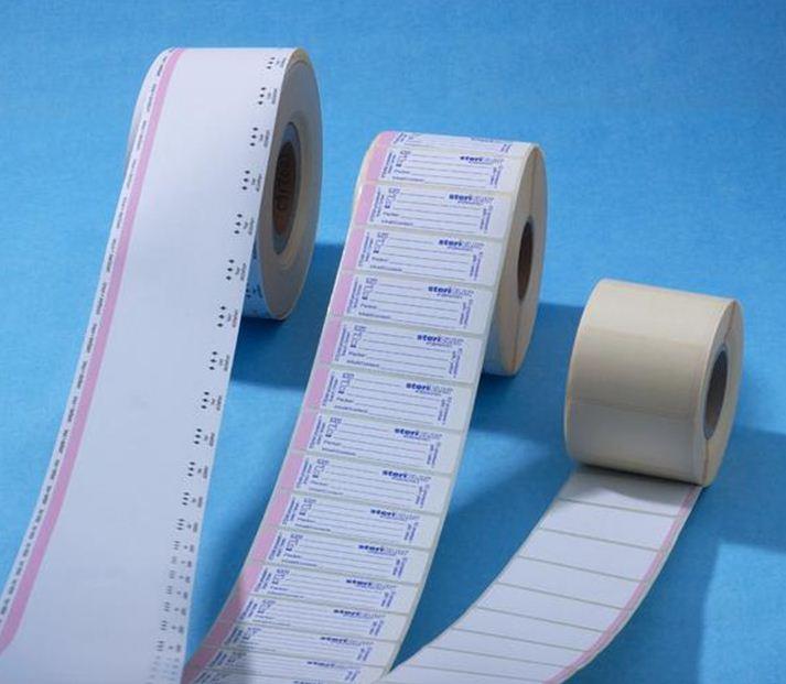 Vereinigte Papierwarenfabriken GmbH Stericlin Dokumentationsetiketten sk AP 1000 m. Dampf u. EO Indikat. 80x34mm