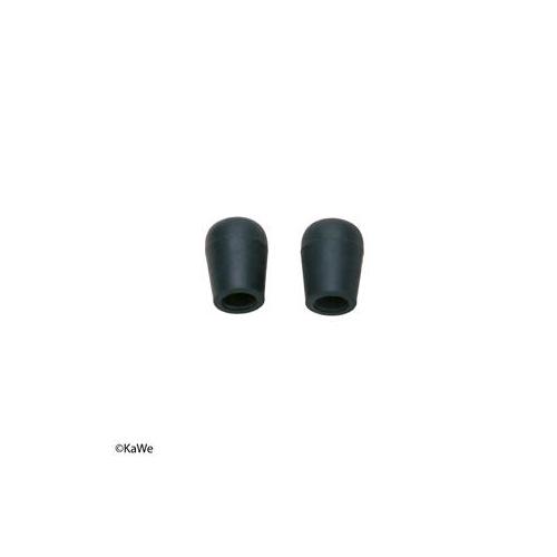 KIRCHNER & WILHELM (KIRC) Ohroliven schwarz, Ø 6,5mm AP 10