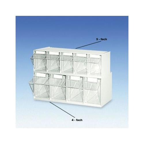 Ratiomed Spritzen/Kanülenspender Gehäuse mit 4 Behältern weiß