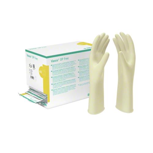 B. Braun Melsungen AG Vasco OP free Gr.7,5 AP 40 Paar, puderfrei latexfrei