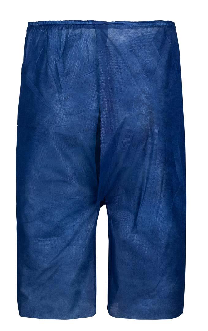 Dach OP-Shorts blau, antistatisch XXL AP 10x10 St., Vliesstoff, Taillengummi