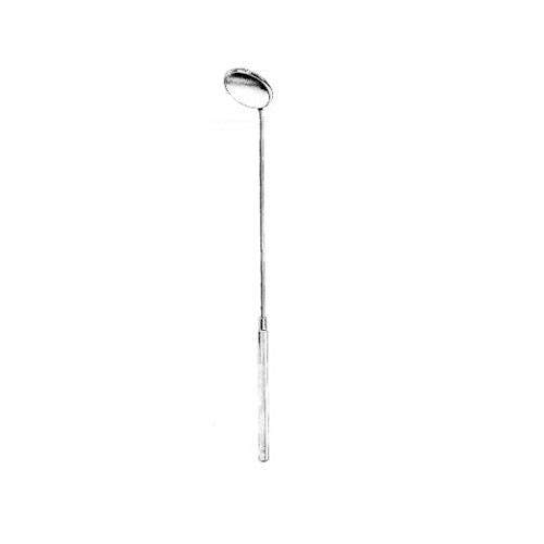 VEHU-MEDICAL Kehlkopfspiegel Fig. 2 fest mit Griff 18,5cm DM14