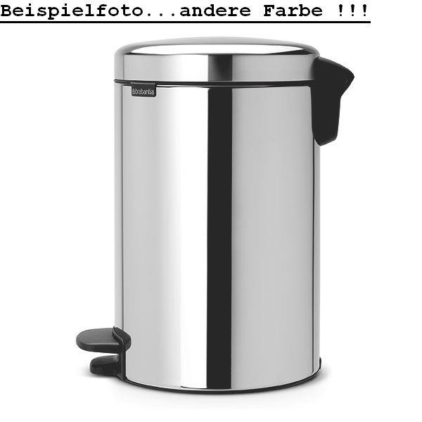 Tret Abfalleimer NewIcon 12 Liter weiß, mit Zinkeinsatz-Eimer