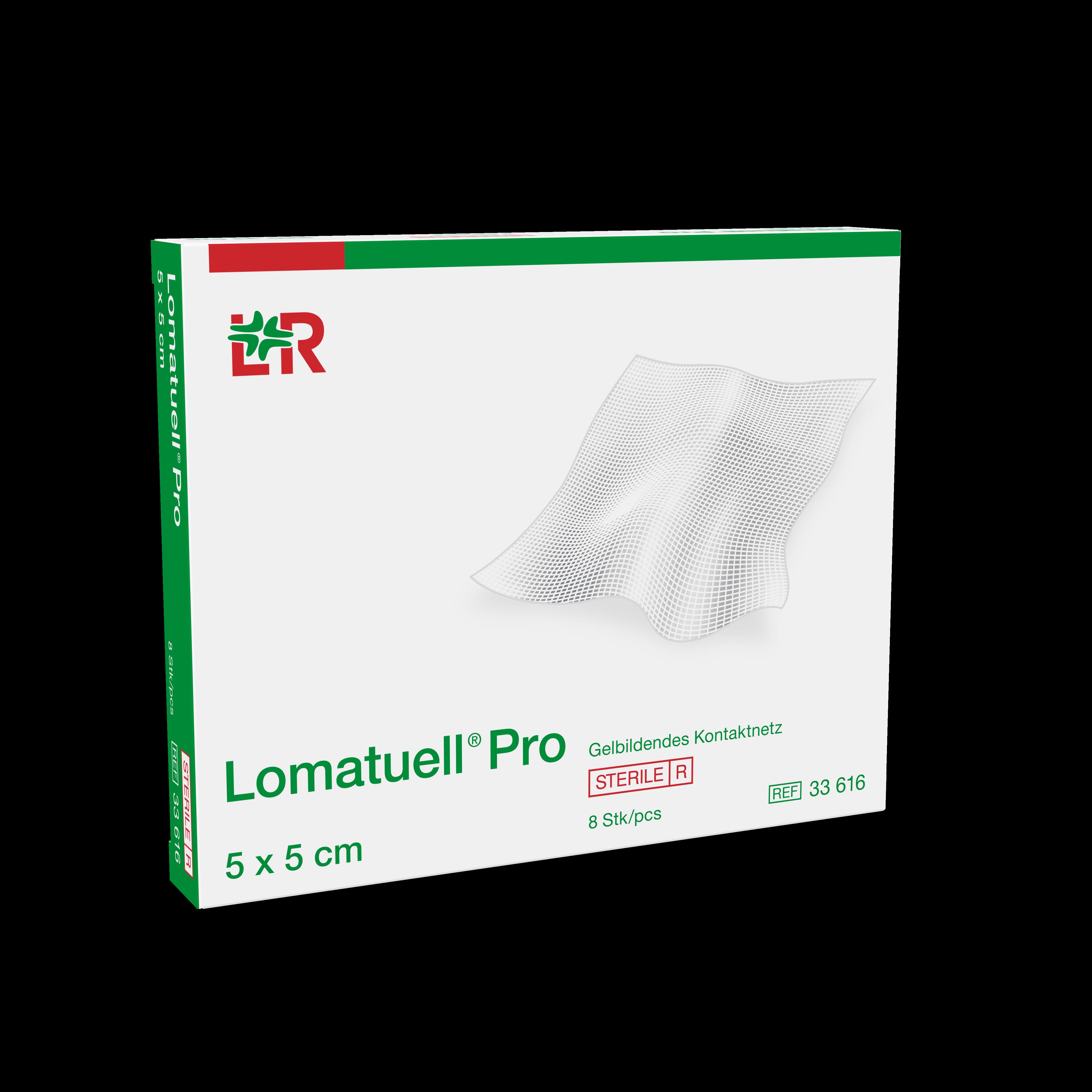 Lohmann & Rauscher International GmbH & Co. KG Lomatuell Pro gelbildendes Kontaktnetz steril, 5x5cm, 8 Stück - Bild 3