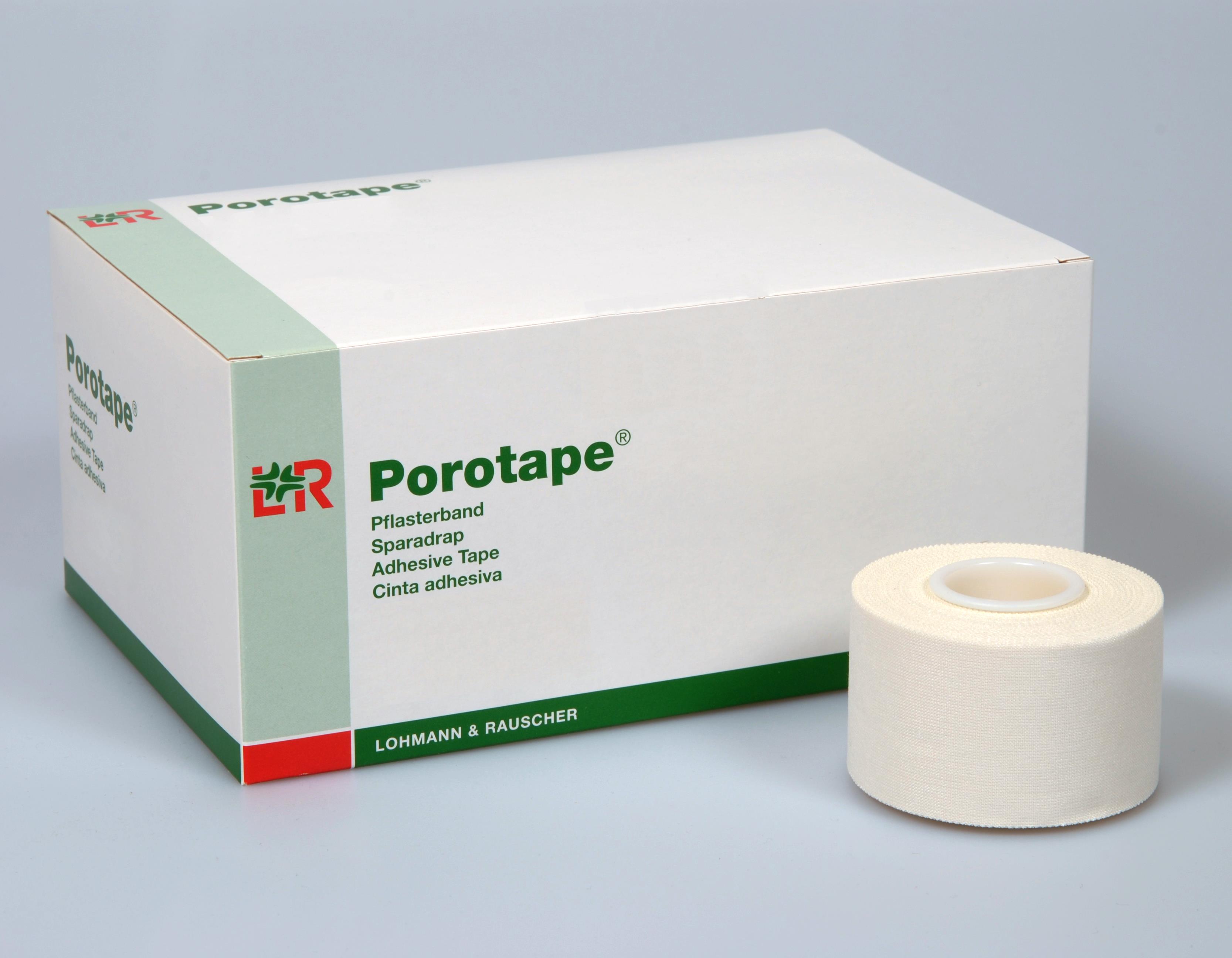 Porotape Pflasterband 2,5cmx10m, 6 Stk.