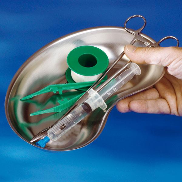 Nierenschale aus Edelstahl 25cm 500ml, einzeln i. Polyhülle