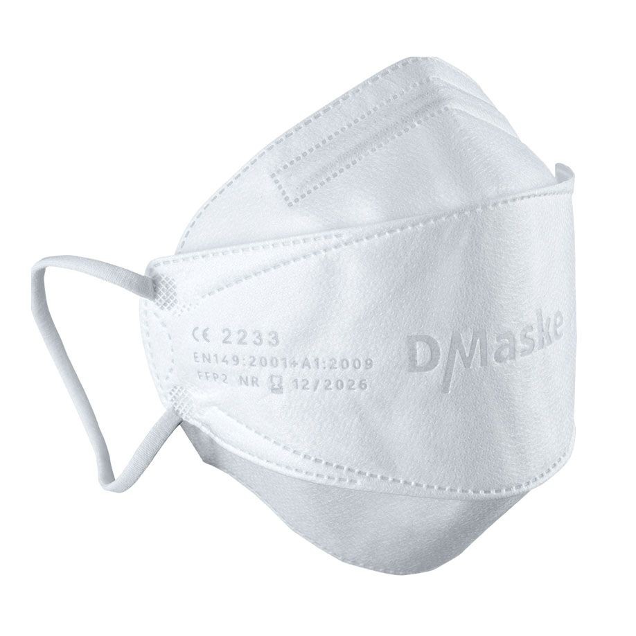 MEGRO D/Maske FFP2 NR Atemschutzmasken PK 20 Luftkaiserin einzeln verpackt