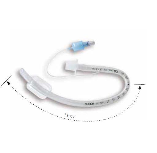 AGT-Trachealtubus glasklar 7,0mm AP 10 oral, 1 Auge, 20cm