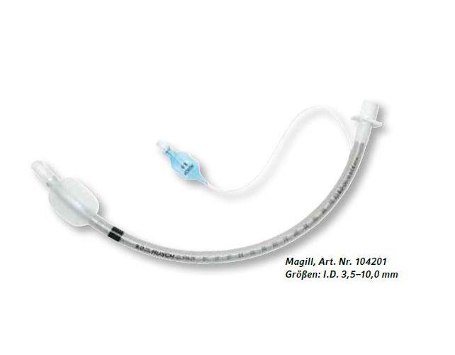 Rüsch-Flex Spiral-Trachealtubus Gr.7,5 AP 5 m. Niederdruck-cuff,gebog.,PVC