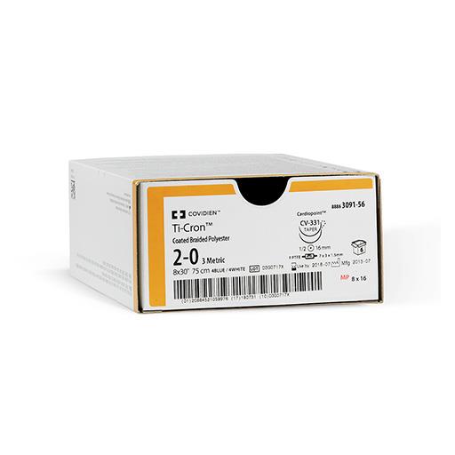 Medtronic, Inc. Ti-Cron 0 blau geflochten 88863054-61 PK 36 C-17 75cm